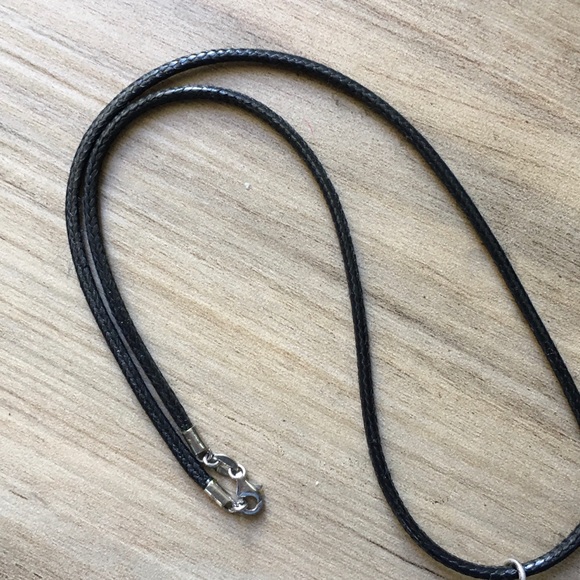 Vintage .925 Sterling Silver Rose Pendant Necklace - Picture 6 of 8